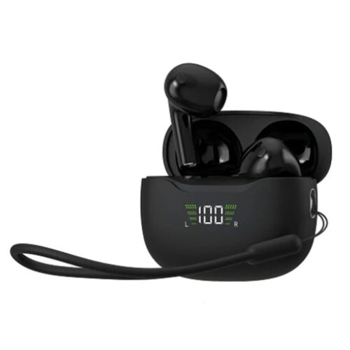 Auriculares inalámbricos con reducción de ruido digital incorporada, batería de duración ultralarga, con indicador.